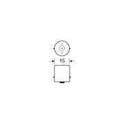 Osram 7529 Original Lamps with Metal Bases, 24 V, 15 W, Pack of 1 Osram  - Dynamic Drive