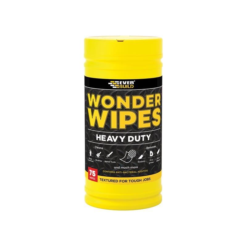 Everbuild Sika Heavy-Duty Wonder Wipes (Tub 75) Everbuild Sika - Dynamic Drive