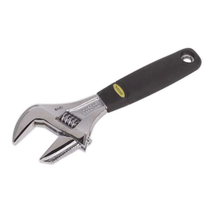 Siegen 200mm Adjustable Wrench Spanner 40mm Extra Wide Jaws Opening Pipe Siegen  - Dynamic Drive