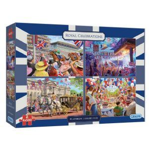 Royal Celebrations (4 X 500) Puzzle G5061 UK Camping And Leisure - Dynamic Drive