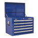 Sealey Topchest 5 Drawer with Ball-Bearing Slides Blue AP26059TC Sealey - Dynamic Drive