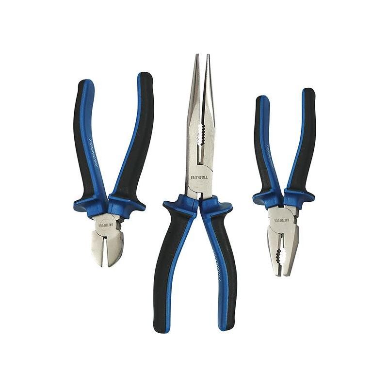 Faithfull Handyman Pliers Set, 3 Piece Faithfull - Dynamic Drive
