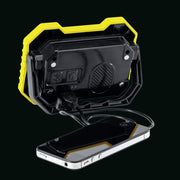 Draper COB LED Rechargeable Worklight with Wireless Speaker, 5W, 500 Lumens, Yel Draper - Dynamic Drive