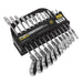 Sealey Flexible Head Ratchet Combination Spanner Set 12pc Metric S0635 Siegen by Sealey - Dynamic Drive