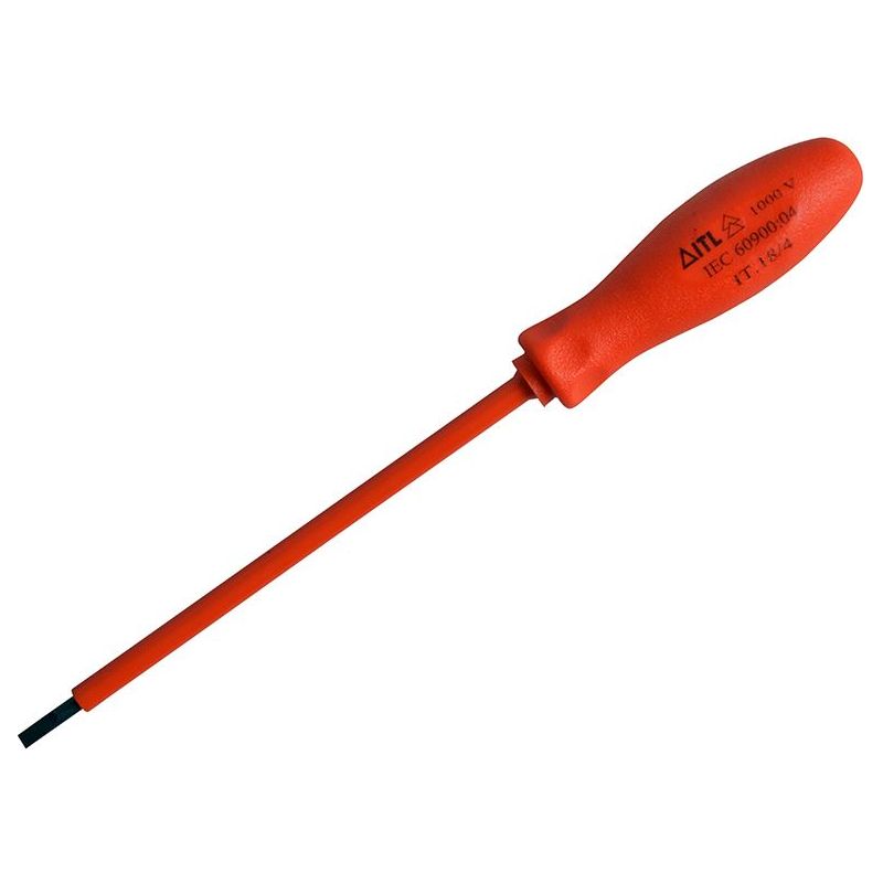 Itl Insulated Insulated Terminal Screwdriver 3.0 x 100mm ITL Insulated - Dynamic Drive