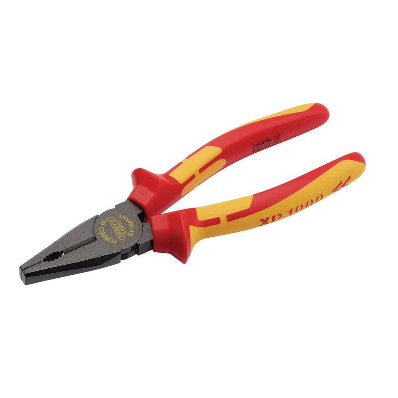 Draper XP1000 VDE Combination Pliers, 180mm 94623 Draper - Dynamic Drive