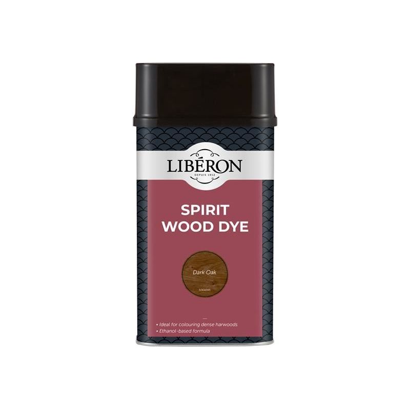 Liberon Spirit Wood Dye Dark Oak 1 litre Liberon - Dynamic Drive
