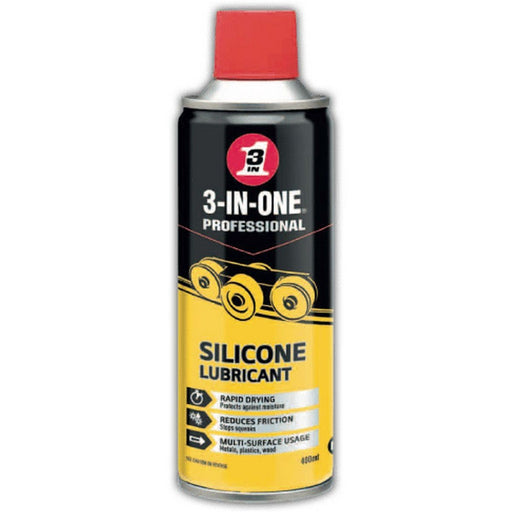 3 In One Silicone Spray 400ml Waterproof & Protect Moving Parts from Corrosion 3-In-One  - Dynamic Drive