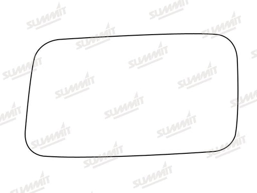 Summit Stick-On Standard Mirror Glass fits Fiat Panda LHS Summit - Dynamic Drive