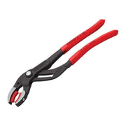 Knipex Plastic Pipe Grip Pliers Plastic Jaws Black 250mm Knipex - Dynamic Drive