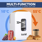 Baridi Mini Fridge/Warmer 15L Capacity 12V/230V - White DH94 Baridi - Dynamic Drive