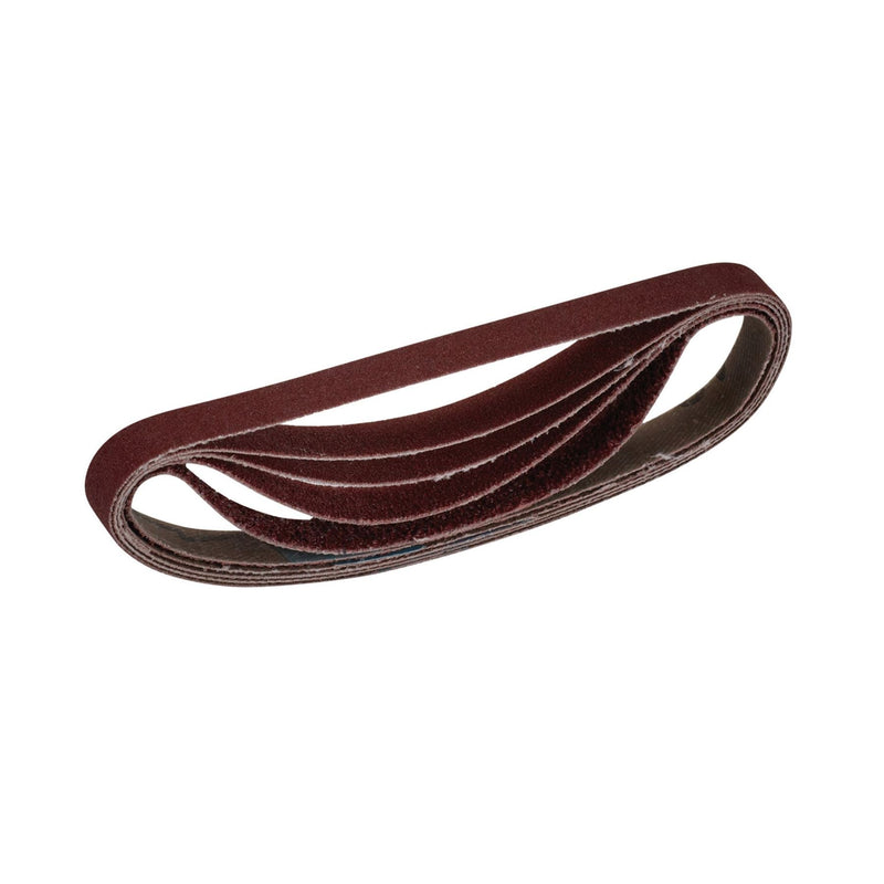 Draper Cloth Sanding Belt, 10 x 330mm, Assorted Grit (Pack of 5) 08686 Draper - Dynamic Drive