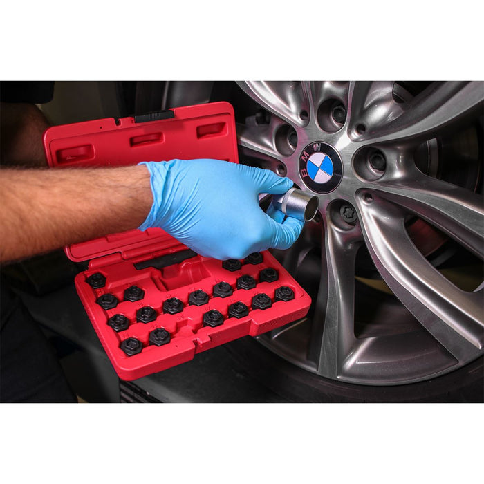 Sealey Locking Wheel Nut Key Set 22pc BMW SX207 Sealey - Dynamic Drive
