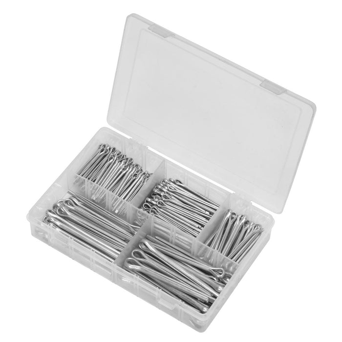Sealey Metric/Imperial Split Pin Assortment 230pc - Large Sizes AB003SP Sealey - Dynamic Drive