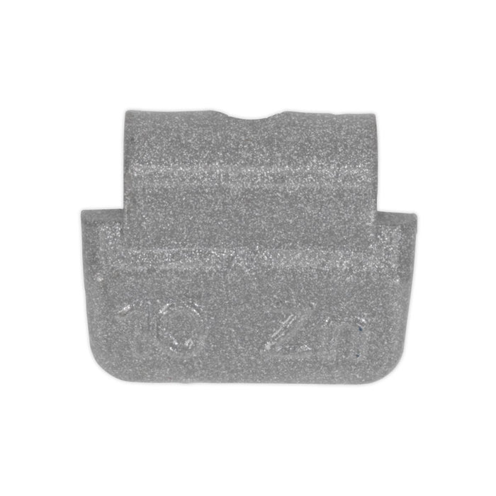 Sealey Wheel Weight 10g Hammer-On Plastic Coated Zinc for Alloy Wheels Pack of 1 Sealey - Dynamic Drive