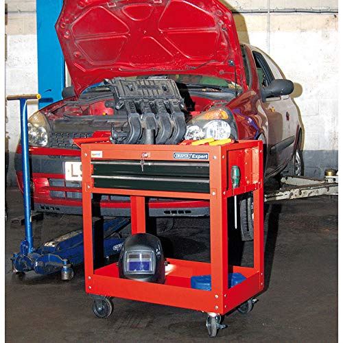 Draper Expert 2 Level Tool Trolley with Two Drawers 07635 Draper - Dynamic Drive