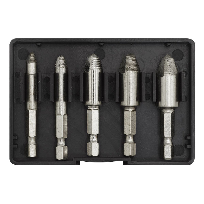 Sealey HSS Screw Extractor Set 5pc AK7228 Sealey - Dynamic Drive