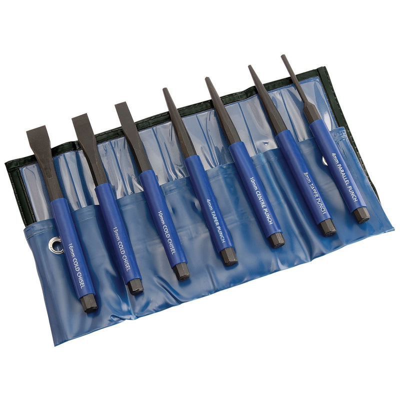Draper Chisel and Punch Set (7 Piece) 23187 Draper - Dynamic Drive