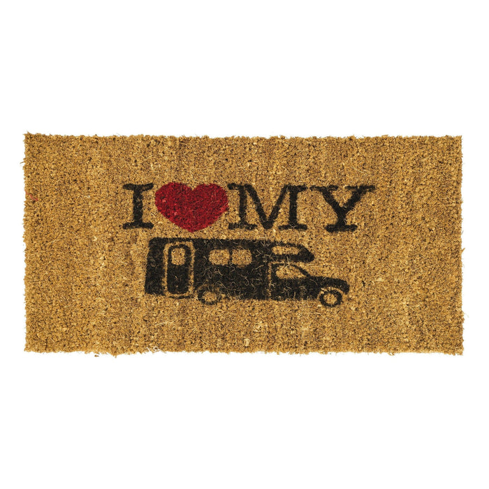 MDS1203 Reimo I Love My Motorhome Coconut door Mat 51649 UK Camping And Leisure - Dynamic Drive