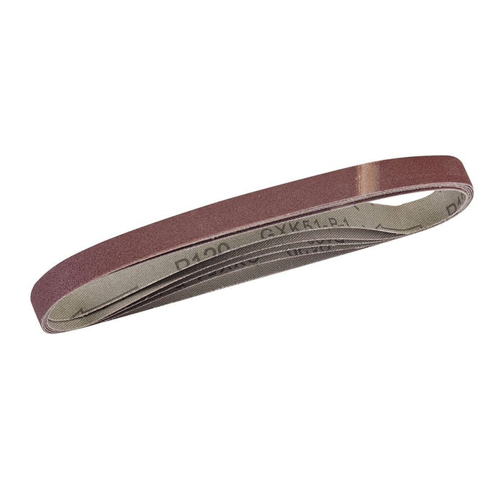 Silverline Sanding Belts 13 x 457mm 5pk 120 Grit Silverline - Dynamic Drive