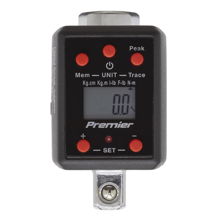 Sealey Torque Adaptor Digital 1/2"Sq Drive 40-200Nm(29.5-147.5lb.ft) STW290 Sealey - Dynamic Drive