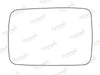 Summit Stick-On Standard Mirror Glass fits Ford Cortina Taunus LHS Summit - Dynamic Drive