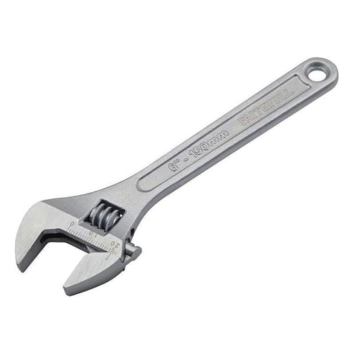 Faithfull Chrome Adjustable Spanner 150mm (6in) Faithfull - Dynamic Drive