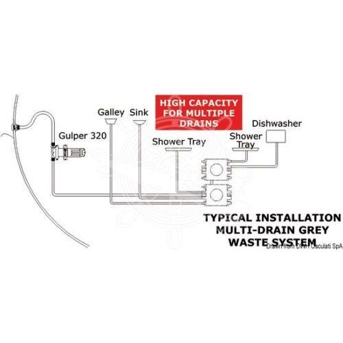 Whale Grey Ic Auto Waste System 12V Whale  - Dynamic Drive