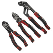 Sealey Pliers Set High Leverage 3pc AK8377 Sealey - Dynamic Drive
