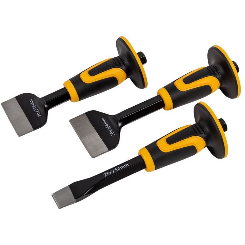 Roughneck Chisel & Bolster Set, 3 Piece Roughneck - Dynamic Drive