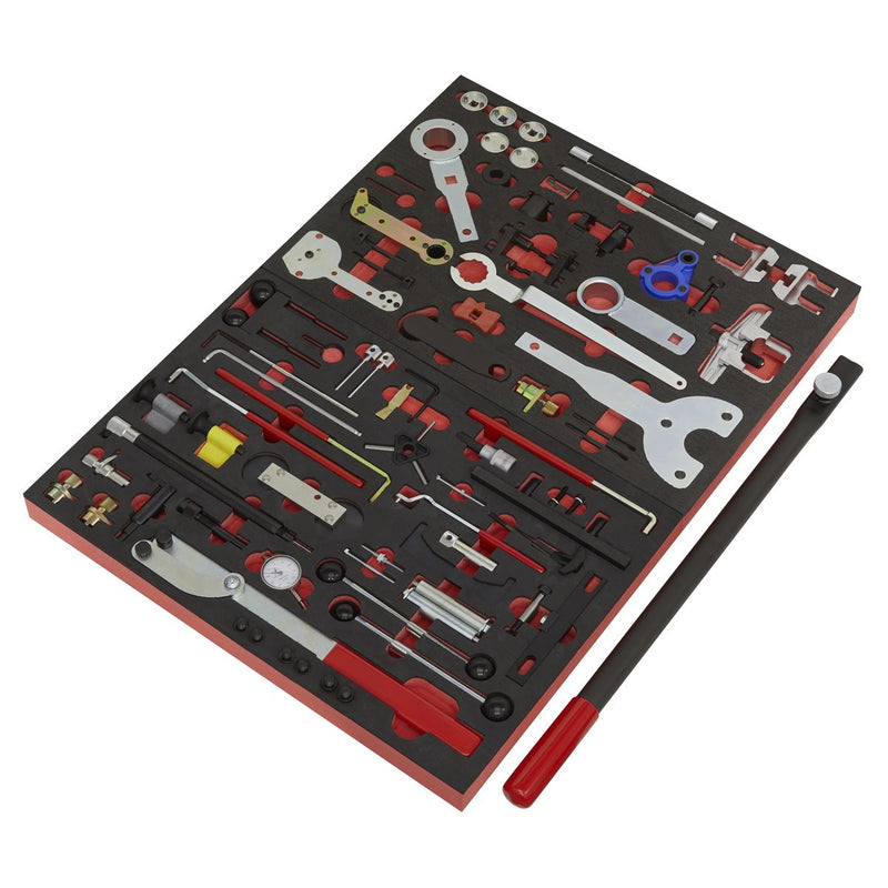 Sealey Diesel & Petrol Master Timing Tool Kit 59pc VAG Belt/Chain Drive Sealey - Dynamic Drive