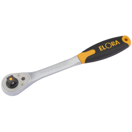 Draper Elora Quick Release Soft Grip Reversible Ratchet, 1/2" Sq. Dr., 270mm Draper - Dynamic Drive