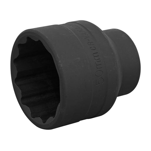 Sealey Impact Socket 50mm Bi-Hex 3/4"Sq Drive SX014 Sealey - Dynamic Drive