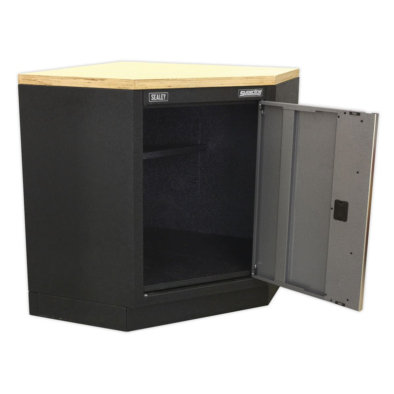 Sealey Modular Corner Floor Cabinet 865mm APMS60 Sealey - Dynamic Drive