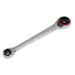 Sealey Ratchet Ring Spanner 4-in-1 Reversible Metric Platinum Series AK63948 Sealey - Dynamic Drive