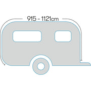 Pluto 2 Air Full Awning (915 - 945 : Size 7 : XS) 12020370700002 Quest - Dynamic Drive
