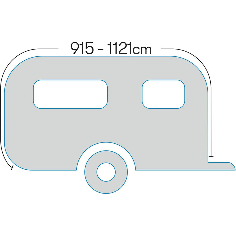 Pluto 2 Air Full Awning (915 - 945 : Size 7 : XS) 12020370700002 Quest - Dynamic Drive