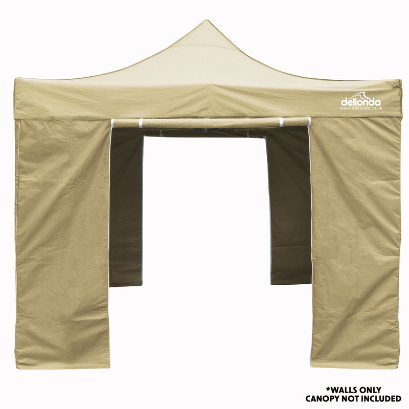 Dellonda Premium Fabric Side Panels - Beige Dellonda  - Dynamic Drive