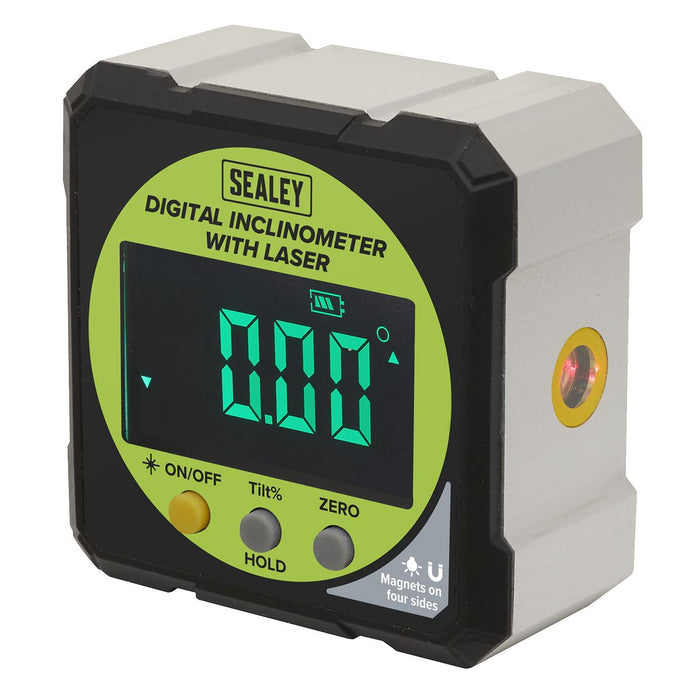 Sealey Inclinometer Digital with Laser AK9991 Sealey - Dynamic Drive