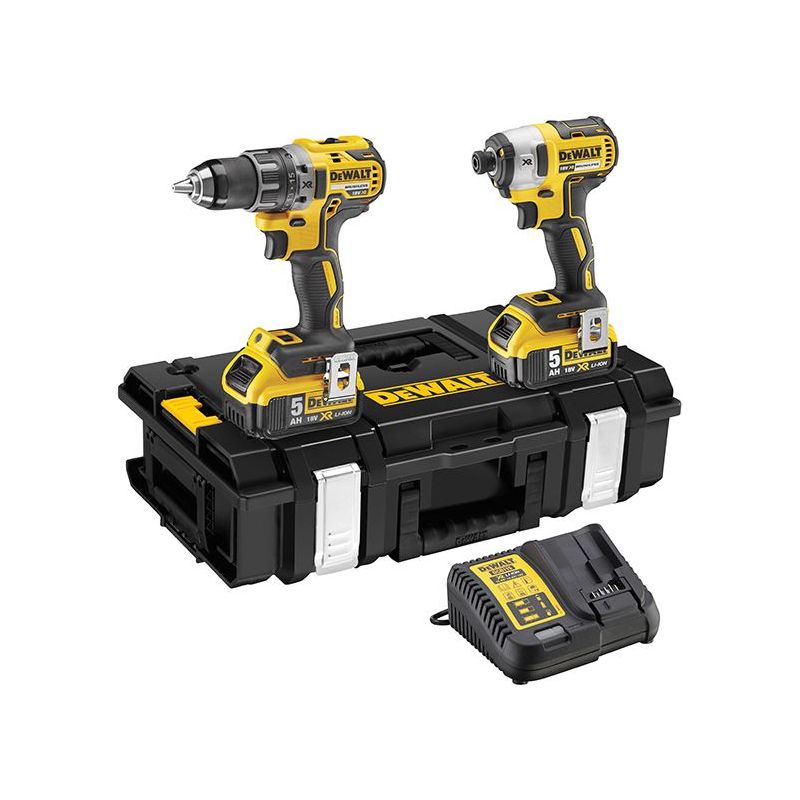 Dewalt Power Tools DCK266P2 XR Brushless Twin Pack 18V 2 x 5.0Ah Li-ion DeWALT Power Tools - Dynamic Drive