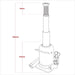 Viking Viking Telescopic Bottle Jack 10 Tonne PTBJ10S Viking - Dynamic Drive
