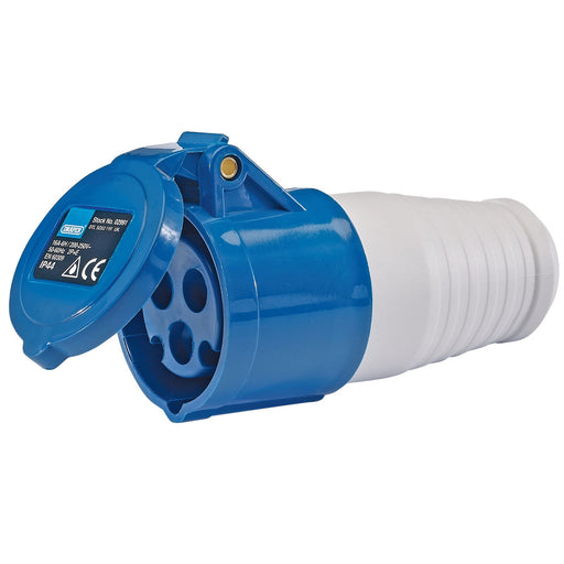 Draper 230V IP44 Site Socket, 16A 02991 Draper - Dynamic Drive