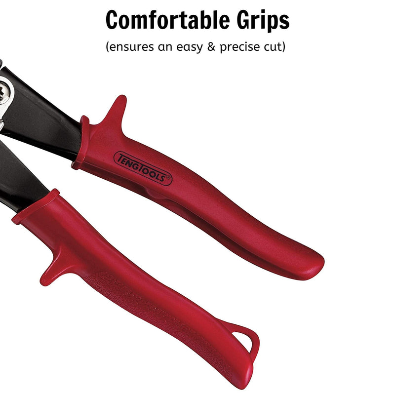 Teng Tools Tin Snip High Leverage Left/Straight Teng Tools - Dynamic Drive