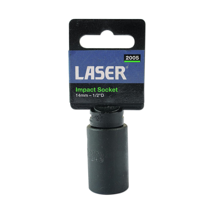 Laser Impact Socket 1/2"D 14mm 2005 Laser - Dynamic Drive