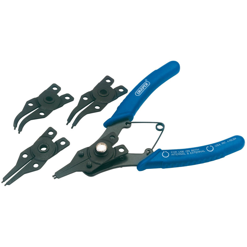 Draper Circlip Pliers Set, 165mm (5 Piece) 19735 Draper - Dynamic Drive