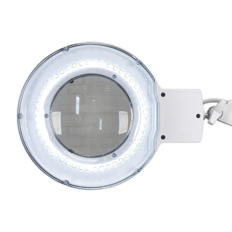 Sealey Bench Mounting Magnifying Work Light 48 SMD LED 230V WL483D Sealey - Dynamic Drive