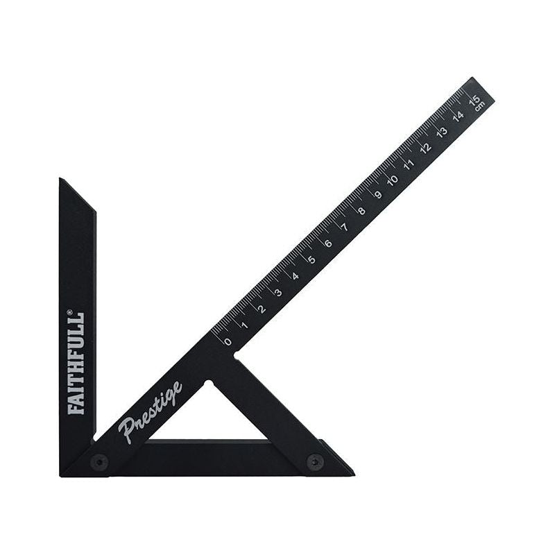 Faithfull Prestige Centre Finder Gauge Black Aluminium 150mm Faithfull - Dynamic Drive