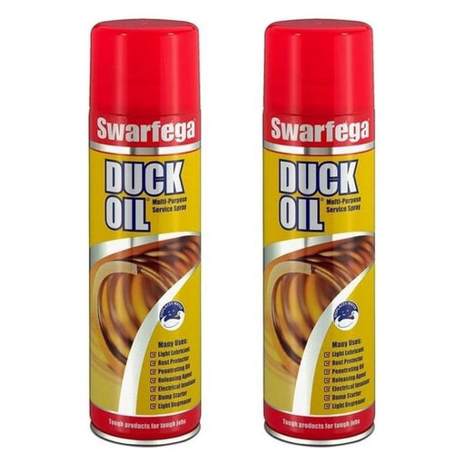 2x Swarfega 500ml Duck Oil Spray Maintenance Protection and Water Displacer Swarfega  - Dynamic Drive