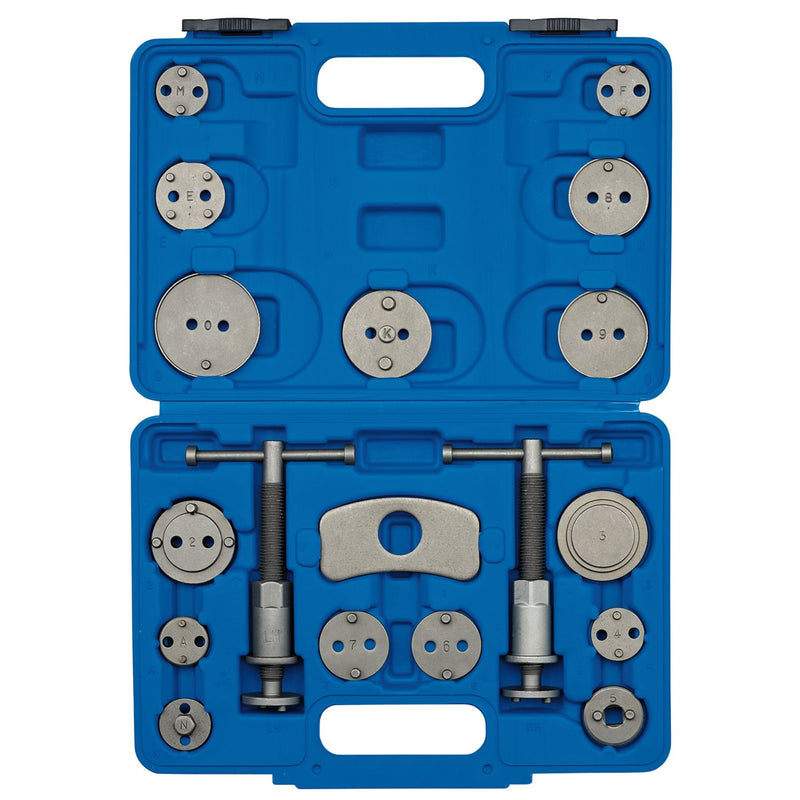 Draper Brake Caliper Piston Wind-Back Kit (18 Piece) 83716 Draper - Dynamic Drive
