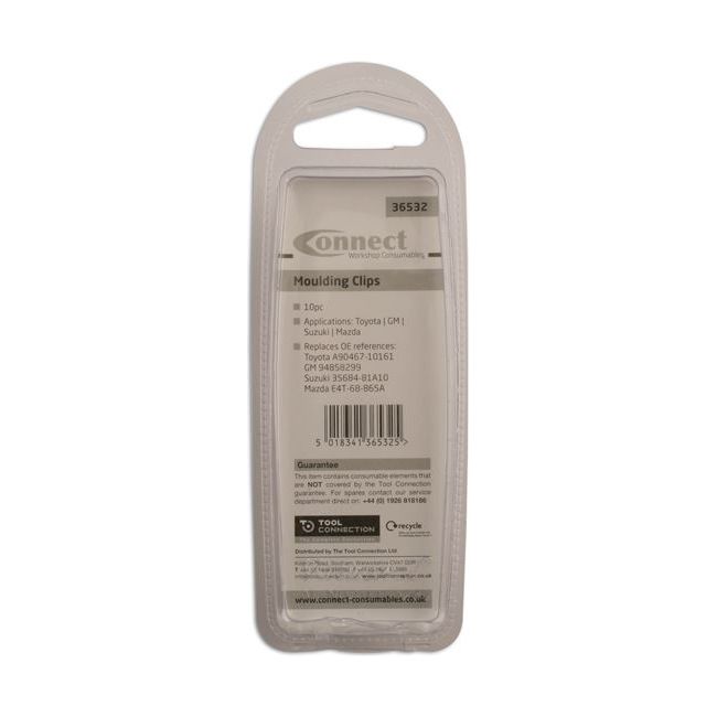 Connect Panel Clip - for GM, for Honda, Mazda, Mitsubishi, Subaru, Suzuki, for Toyota 10pc 36532 Tool Connection - Dynamic Drive